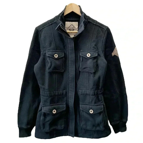 Beaver Canoe Utility  Jacket Military Black Thick Outdoor Knit Size Medium - Picture 15 of 15